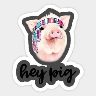Cute Pig. Sticker